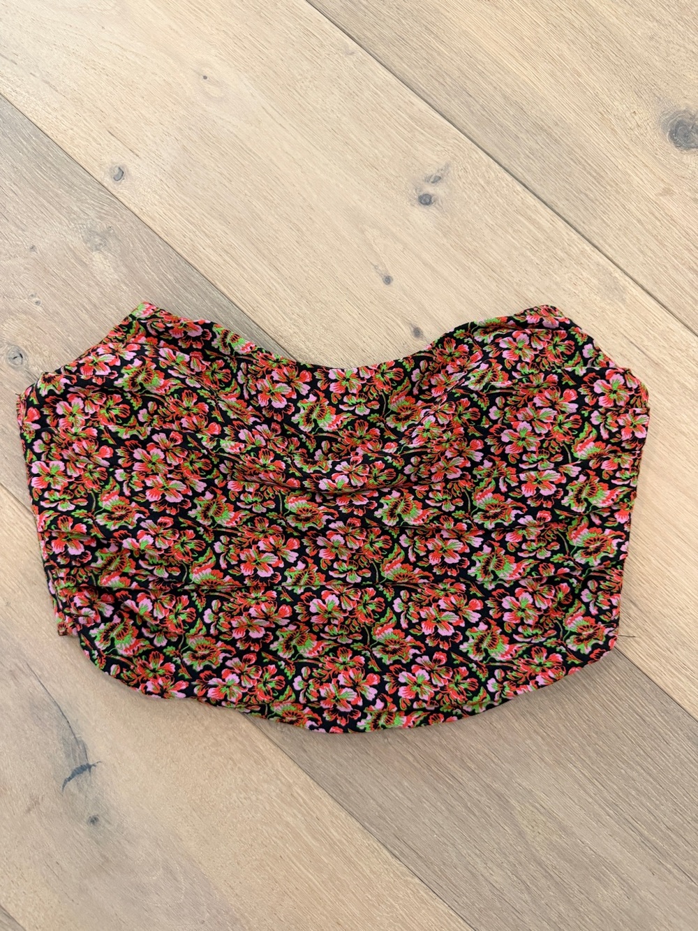 Zara floral corset top